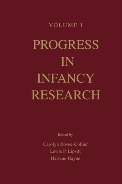 Book cover of: Progress in infancy Research