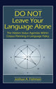 Book cover of: DO NOT Leave Your Language Alone