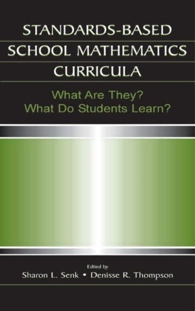 Book cover of: Standards-based School Mathematics Curricula