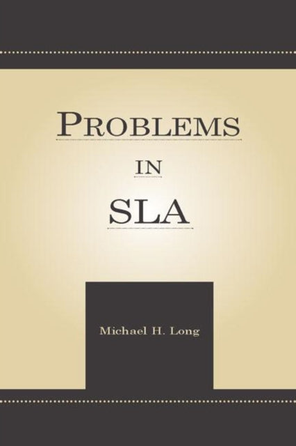 Book cover of: Problems in Second Language Acquisition. By: Michael H. Long
