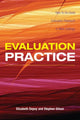 Book cover of: Evaluation Practice. By: Elizabeth DePoy