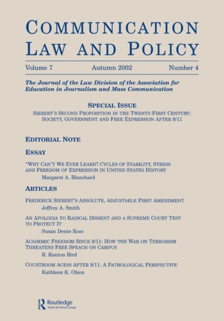 Book cover of: Siebert's Second Proposition in the Twenty-first Century. By: W. Wat Hopkins