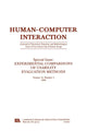 Book cover of: Experimental Comparisons of Usability Evaluation Methods