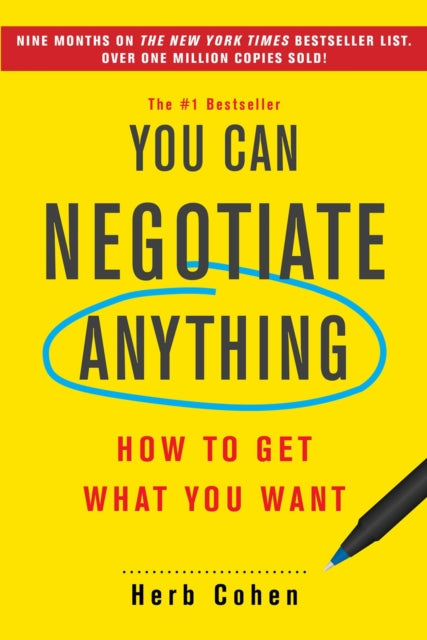 Book cover of: You Can Negotiate Anything. By: Herb Cohen