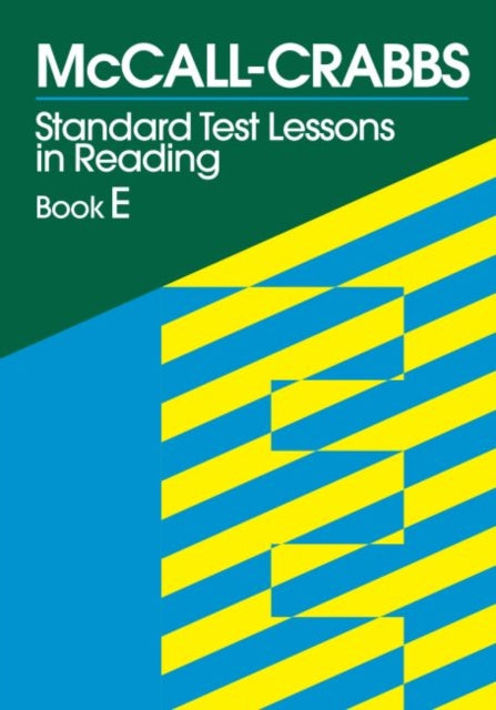 Book cover of: Mccall Crabbs Standard Test. By: McCall Crabbs