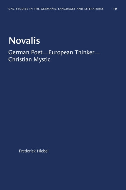 Book cover of: Novalis. By: Frederick Hiebel