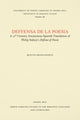 Book cover of: Deffensa De La Poesia