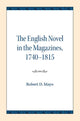 Book cover of: English Novel in the Magazines, 1740-1815. By: Robert D. Mayo