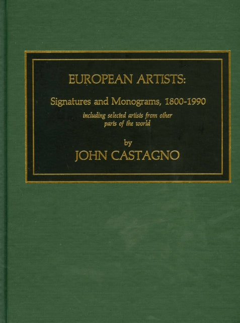 Book cover of: European Artists