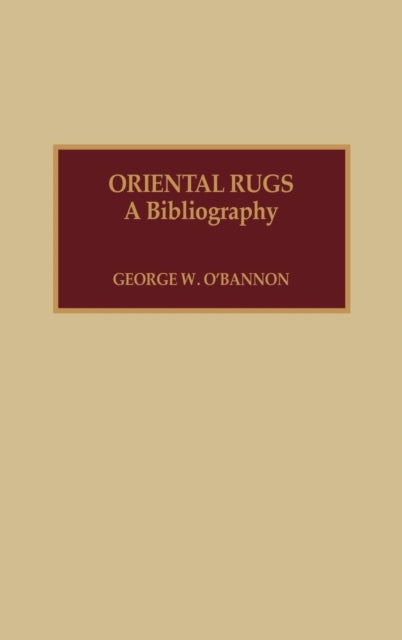 Book cover of: Oriental Rugs