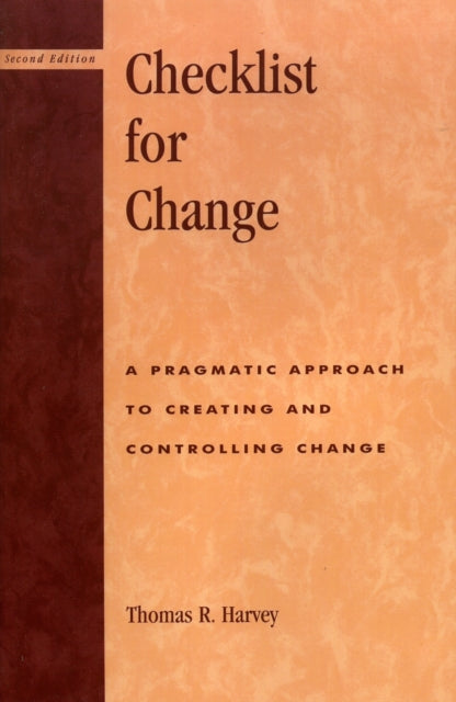 Book cover of: Checklist for Change. By: Thomas R. Harvey