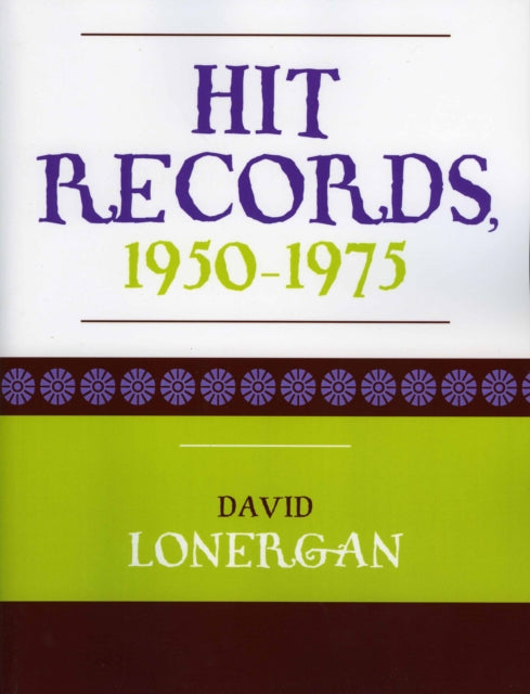 Book cover of: Hit Records. By: David Lonergan