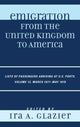 Book cover of: Emigration from the United Kingdom to America