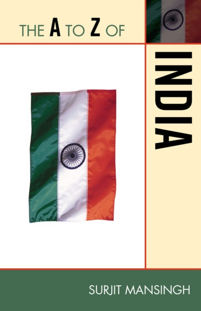 Book cover of: A to Z of India. By: Surjit Mansingh