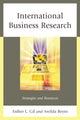 Book cover of: International Business Research. By: Esther L. Gil