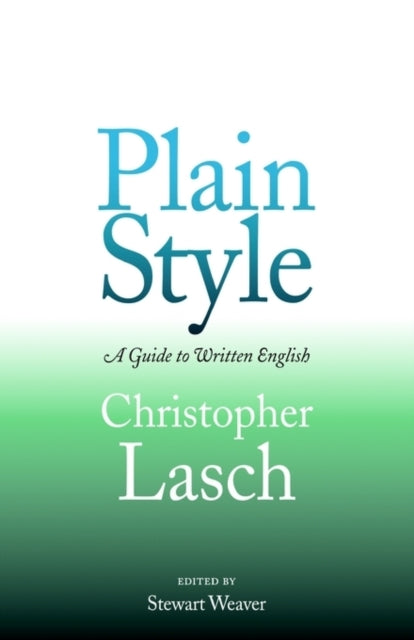 Book cover of: Plain Style