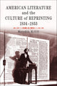 Book cover of: American Literature and the Culture of Reprinting, 1834-1853. By: Meredith L. McGill