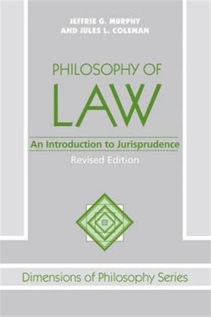 Book cover of: Philosophy Of Law