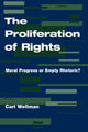 Book cover of: Proliferation Of Rights. By: Carl Wellman