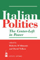 Book cover of: Italian Politics. By: Davis Nelken, Roberto D'Alimonte