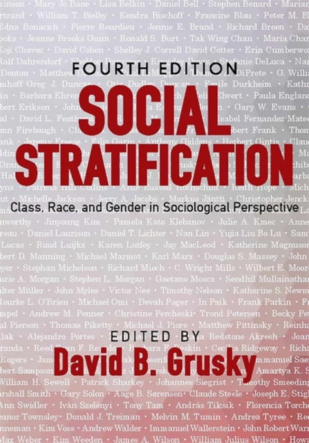 Book cover of: Social Stratification. By: David B. Grusky