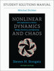 Student Solutions Manual for Nonlinear Dynamics and Chaos, 2nd edition 9780813350547 Mitchal Dichter