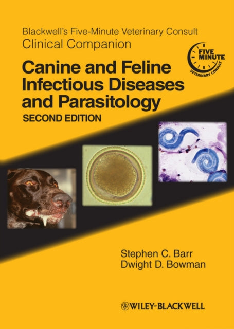 Book cover of: Blackwell's Five-Minute Veterinary Consult Clinical Companion. By: Stephen C. Barr