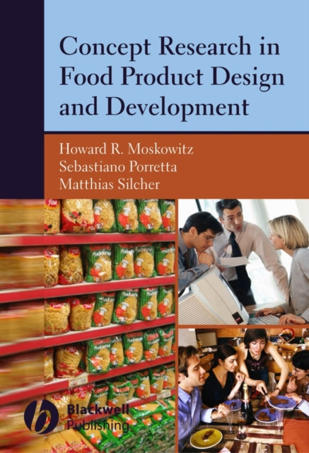 Book cover of: Concept Research in Food Product Design and Development. By: Howard R. Moskowitz