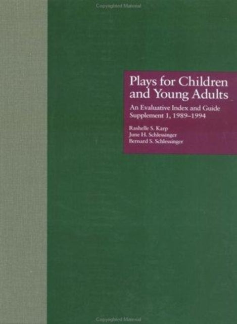 Book cover of: Plays for Children and Young Adults