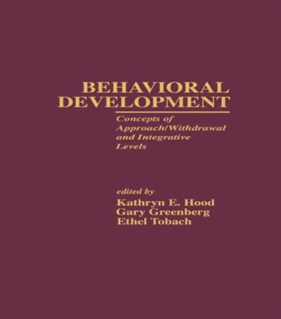 Book cover of: Behavioral Development