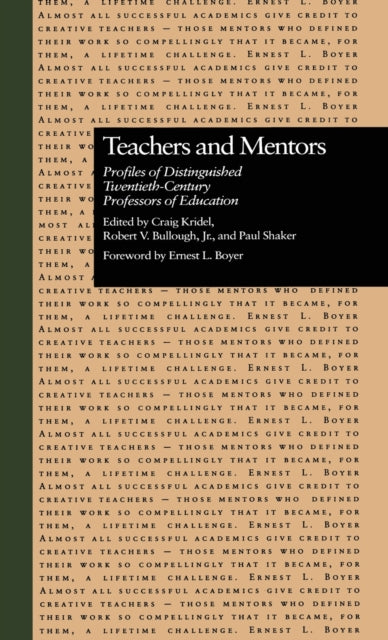 Book cover of: Teachers and Mentors