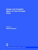 Book cover of: Vesper and Compline Music for One Principal Voice