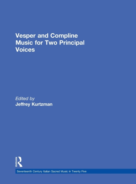 Book cover of: Vesper and Compline Music for Two Principal Voices