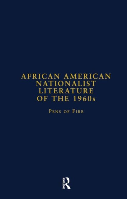 Book cover of: African American Nationalist Literature of the 1960s