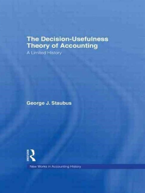 Book cover of: Decision Usefulness Theory of Accounting
