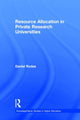 Book cover of: Resource Allocation in Private Research Universities. By: Daniel Rodas