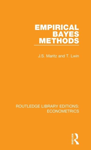 Book cover of: Empirical Bayes Methods. By: J. S. Maritz