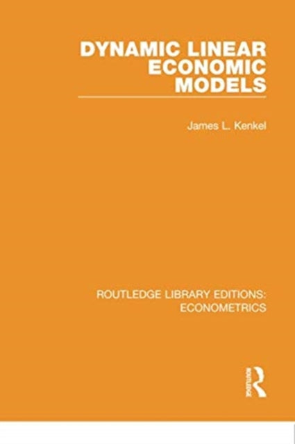Book cover of: Dynamic Linear Economic Models