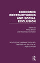 Book cover of: Economic Restructuring and Social Exclusion. By: Phillip Brown