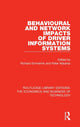Book cover of: Behavioural and Network Impacts of Driver Information Systems. By: Richard Emmerink