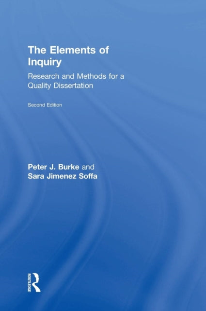 Book cover of: Elements of Inquiry. By: Peter J. Burke