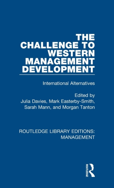 Book cover of: Challenge to Western Management Development. By: Julia Davies