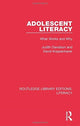 Book cover of: Adolescent Literacy. By: Judith Davidson
