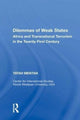 Book cover of: Dilemmas of Weak States. By: Tatah Mentan