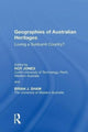 Book cover of: Geographies of Australian Heritages. By: Roy Jones