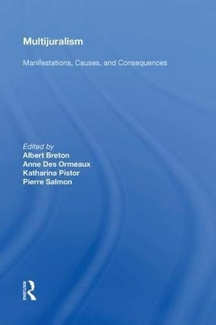 Book cover of: Multijuralism. By: Anne Des Ormeaux