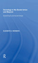 Book cover of: Sociology in the Soviet Union and Beyond. By: Elizabeth A. Weinberg