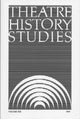 Book cover of: Theatre History Studies 1993. By: Ron Engle