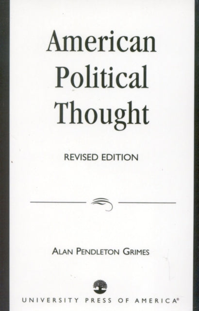 Book cover of: American Political Thought