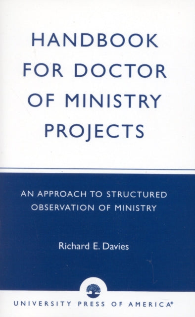 Book cover of: Handbook for Doctor of Ministry Projects